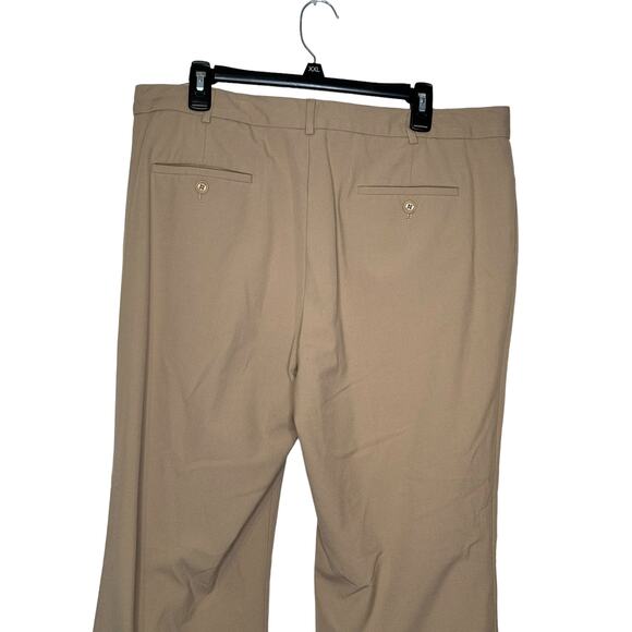 Talbots Women's Pants Signature Chino Straight Leg High-Rise Stretch Brown Sz.16 - Picture 8 of 10